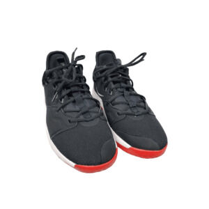Nike P. George unisex black, white and red sneakers size 7Y